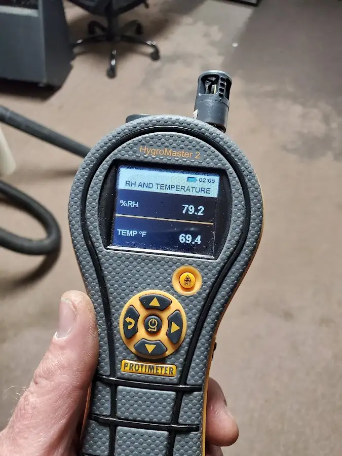 Moisture meter humidity assessment for Fire & Smoke Damage Restoration in Mont Belvieu